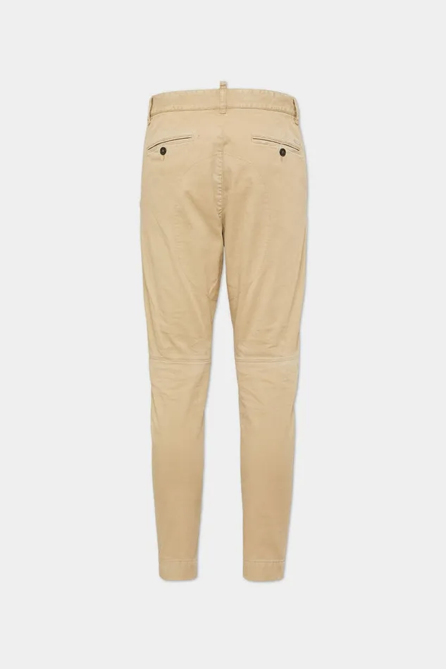 Dsquared2 Trousers Ripped Sexy Chinos Pant Stone 8211 Men