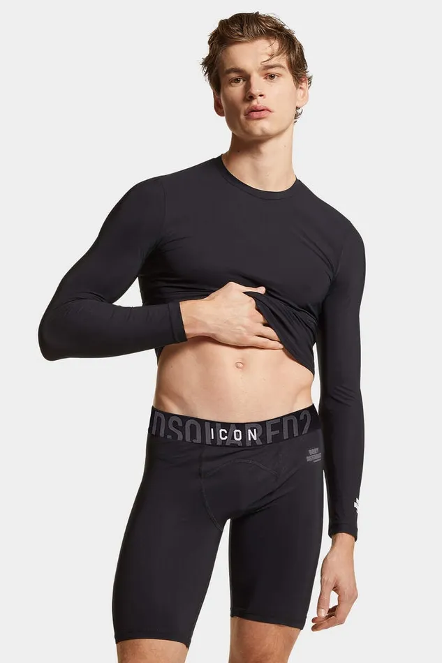 Dsquared2 Underwear Icon Cycling Shorts Black 8211 Men