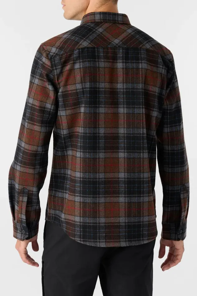 DUNE FLANNEL STANDARD FIT LONG SLEEVE SHIRT Carafe Men O039NEILL Clothing
