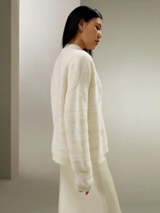 Elegant VNeck Cashmere Cardigan Women Lilysilk Knitwear
