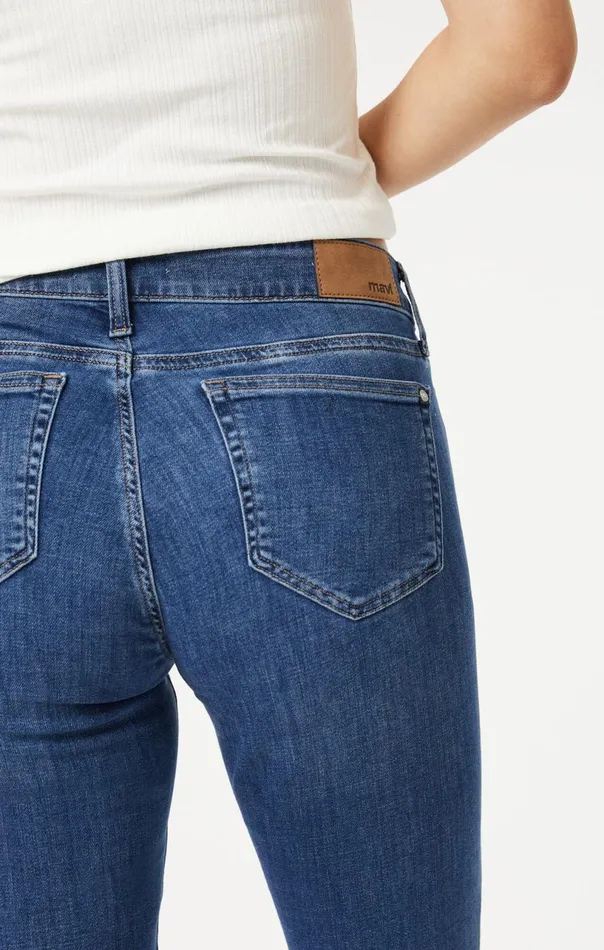 Emma Slim Boyfriend In Dark Brushed Feather Blue Women Mavi Jeans Denim Emma Slim Boyfriend In Dark Brushed Feather Blue Women Mavi Jeans Denim