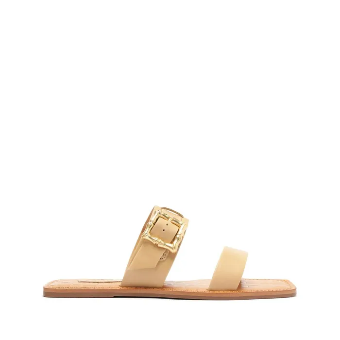 Enola Double Leather Sandal Light Beige Women Schutz Shoes Enola