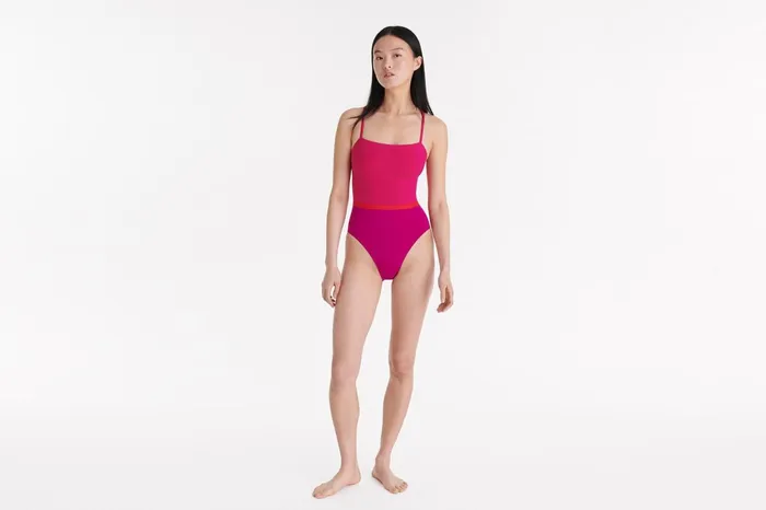 ERES Ara Tank OnePiece SmileLogoSunset Women OnePiece Swimsuits