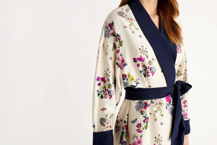 ERES Bouquet Kimono Imprime Herbier Women Homewear