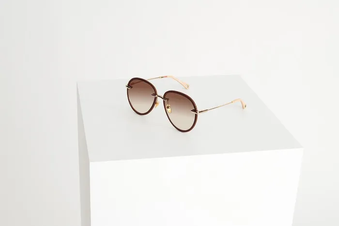 ERES Paula Sunglasses Red Ochre Women Beachwear and Accessories