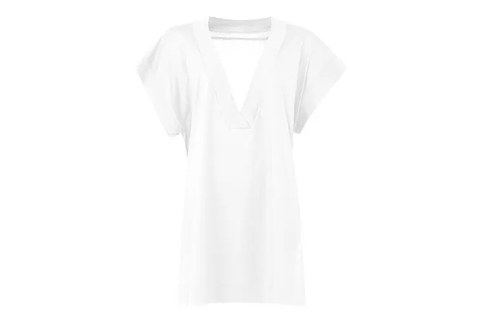 ERES Rene TShirt Blanc Women Beachwear and Accessories