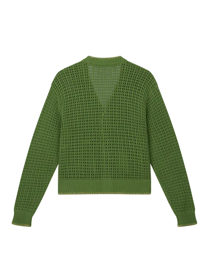 ETHAN CARDIGAN Matcha Multi Men SWEATERS OBEY Clothing