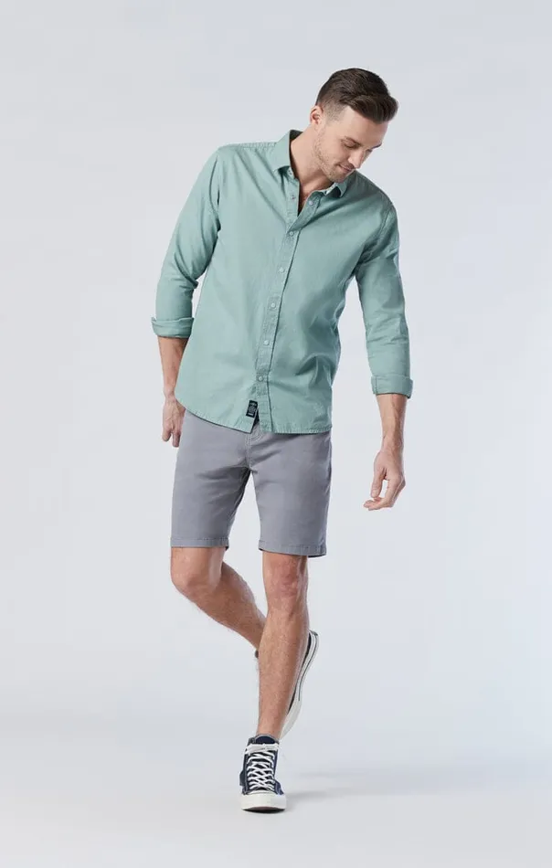 Ethan Shorts In Sharkskin Twill Men Mavi Jeans Shorts