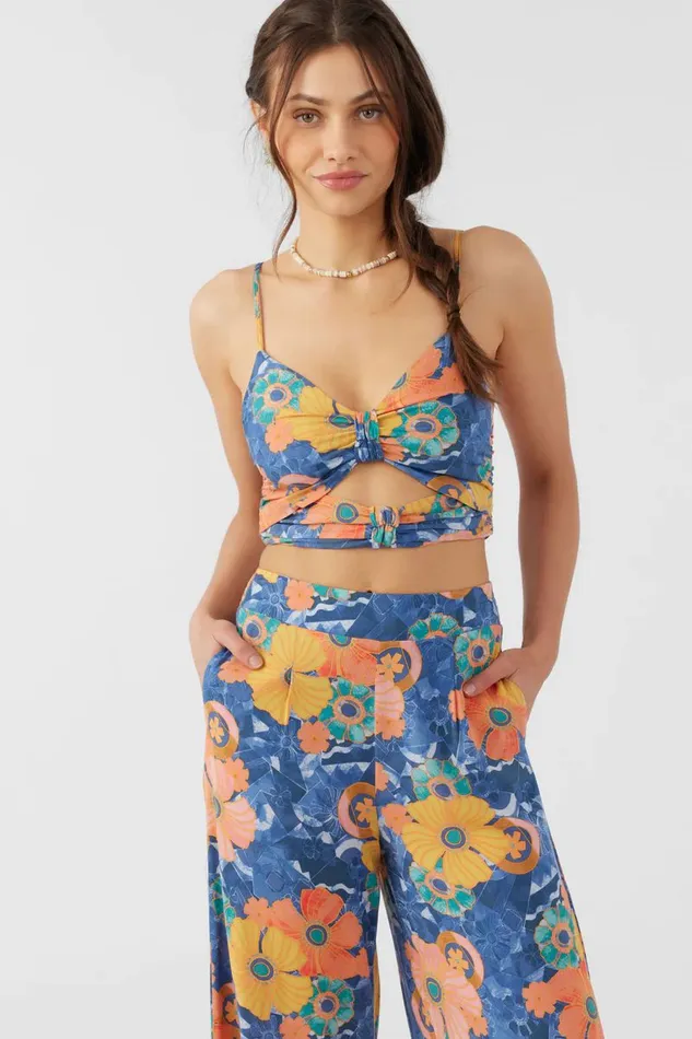 FARRAH JADIA FLORAL CROP TOP Multi Clr Women O039NEILL Collections