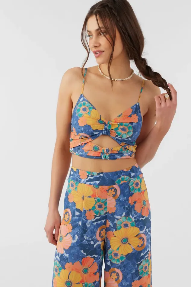 FARRAH JADIA FLORAL CROP TOP Multi Clr Women O039NEILL Collections