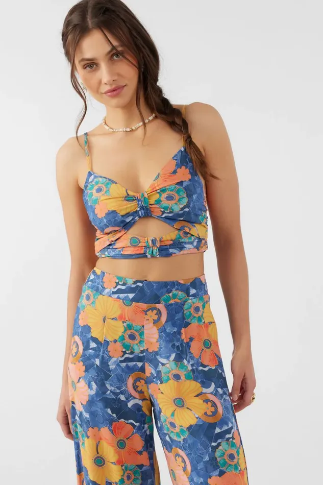 FARRAH JADIA FLORAL CROP TOP Multi Clr Women O039NEILL Collections