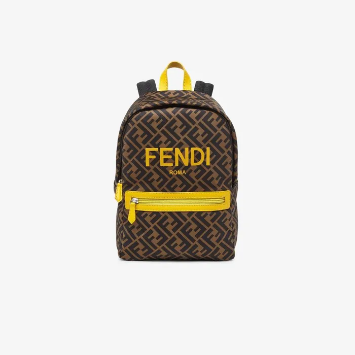 Fendi Accessories Junior FF Backpack FF Nylon Backpack With Fendi Roma Print 8211 Kids Fendi Accessories Junior FF Backpack FF Nylon Backpack With Fendi Roma Print 8211 Kids