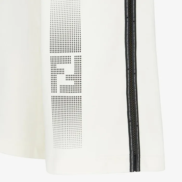 Fendi Activewear Bermudas White Cotton Short Pants 8211 Men