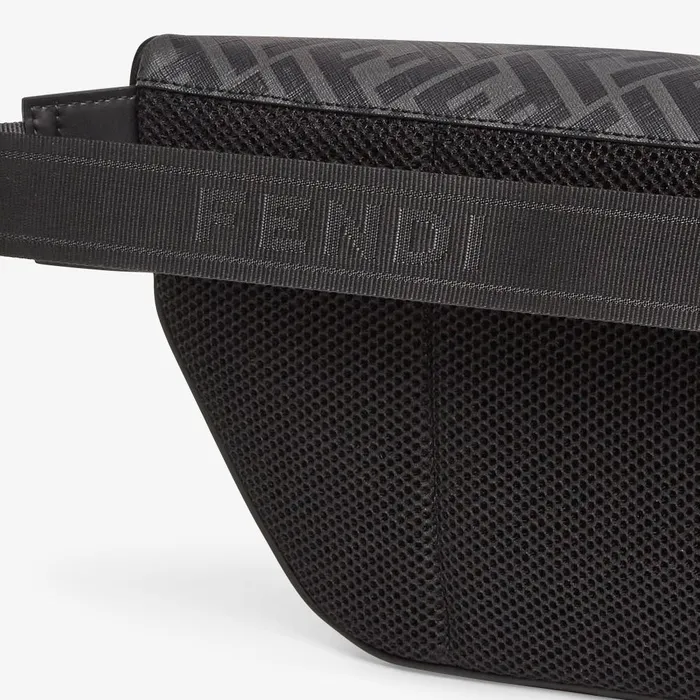 Fendi Belt Bags Fendi Diagonal Belt Bag Gray Fabric Belt Bag 8211 Men