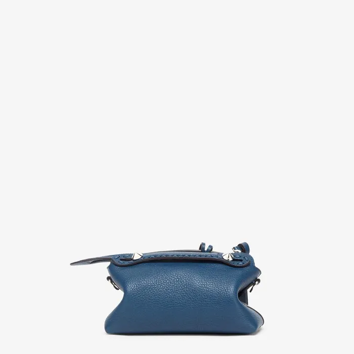 Fendi Boston Bags By The Way Selleria Mini Blue Selleria Minibag With 156 Handsewn Topstitches 8211 Women