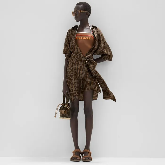 Fendi Dresses and Jumpsuits Dress Brown Twill Dress 8211 Women