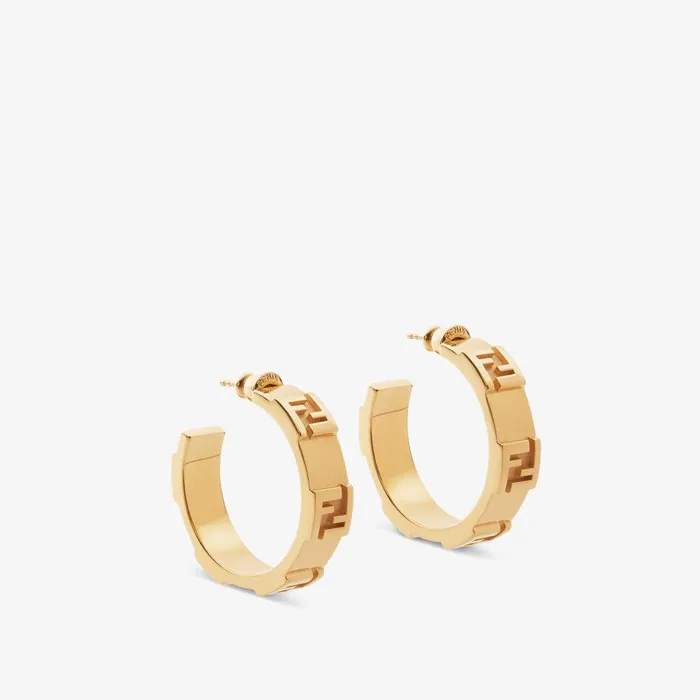 Fendi Earrings Forever Fendi Earrings Goldcolored Metal Earrings 8211 Women
