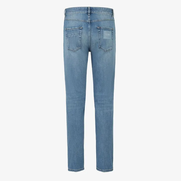 Fendi Essentials For Men Denim Blue Denim Jeans 8211 Men