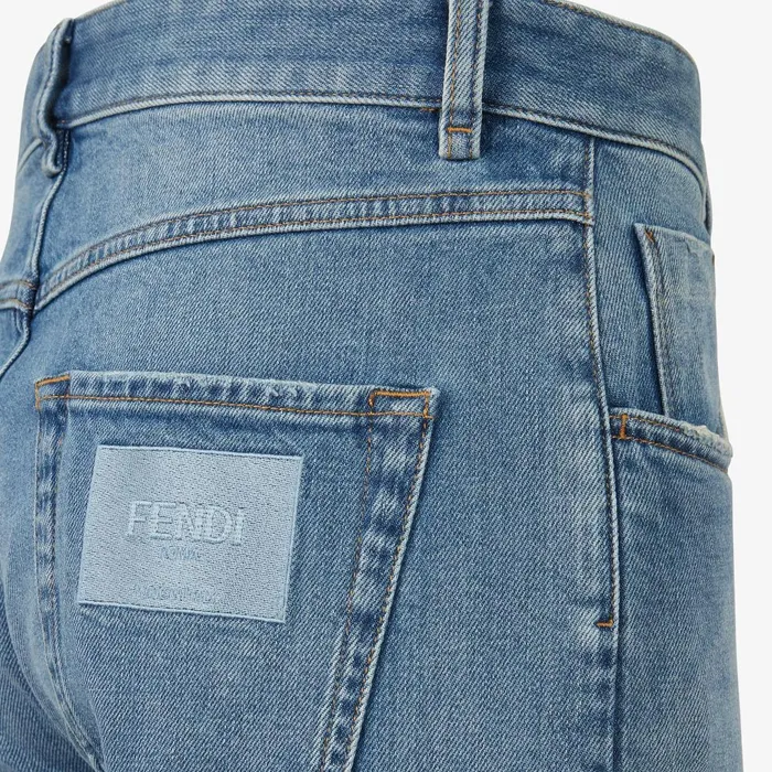 Fendi Essentials For Men Denim Blue Denim Jeans 8211 Men