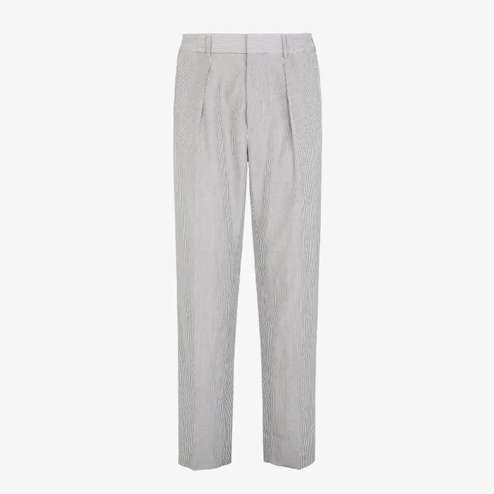 Fendi Jackets and Suits Pants Gray Pinstriped Fabric Pants 8211 Men