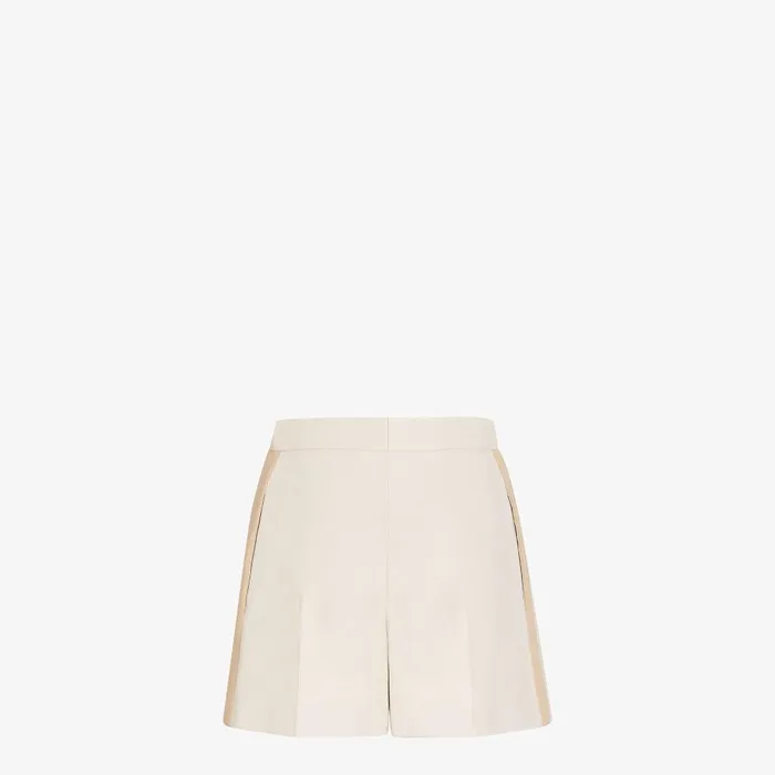 Fendi Pants and Shorts Shorts Beige Cotton Short Pants 8211 Women