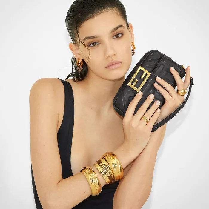 Fendi Rings Forever Fendi Ring Gold And Hazelnutcolored Metal Ring 8211 Women