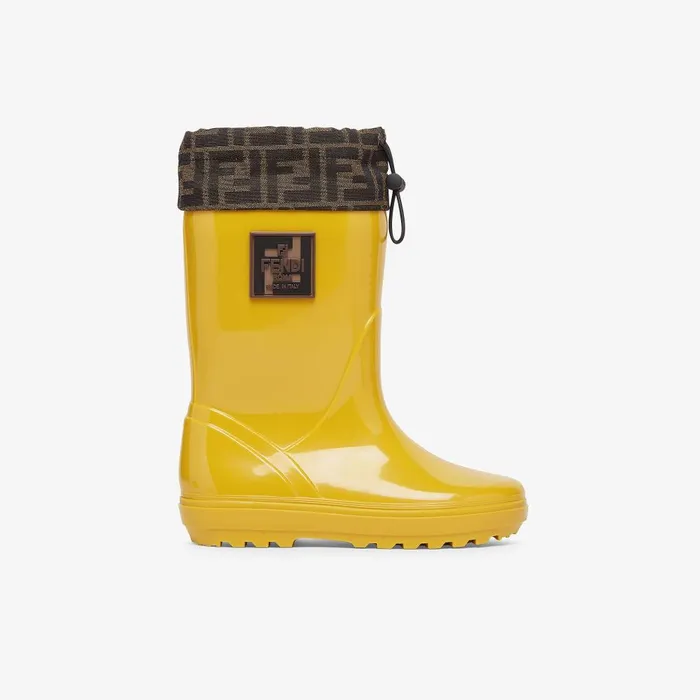 Fendi Shoes Rain Boots Yellow Rain Boots 8211 Kids