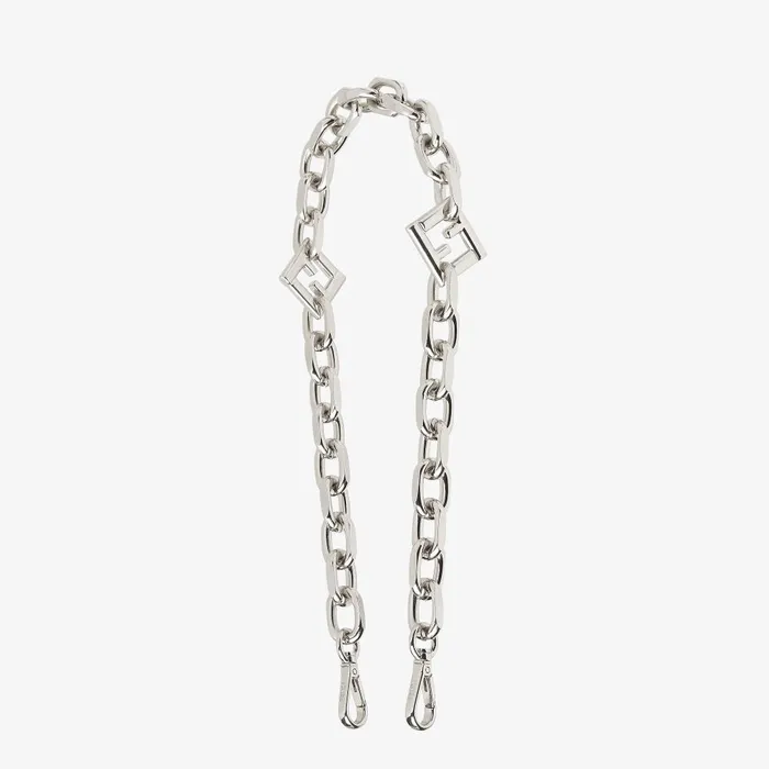 Fendi Shoulder Straps and Bag Accessories Strap You Silvercolored Metal Shoulder Strap 8211 Women Fendi Shoulder Straps and Bag Accessories Strap You Silvercolored Metal Shoulder Strap 8211 Women