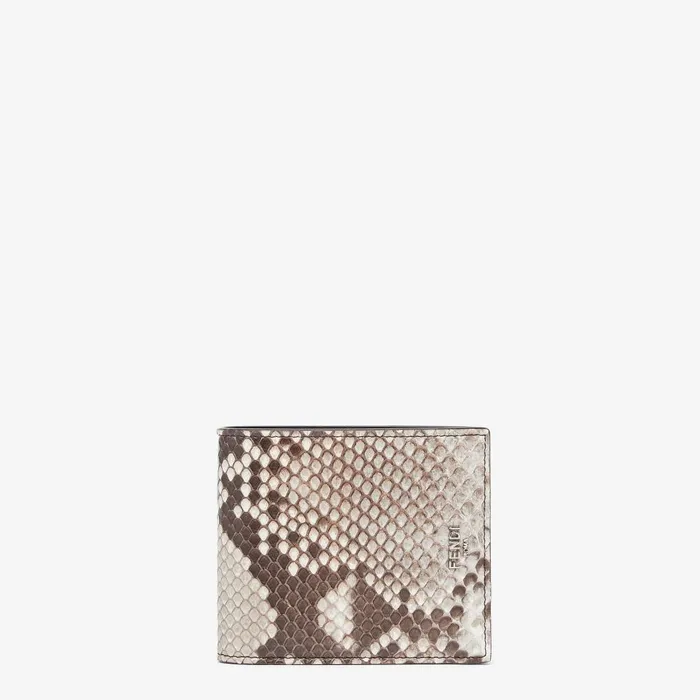 Fendi Wallets Wallet Natural Python Leather Bifold Wallet 8211 Men
