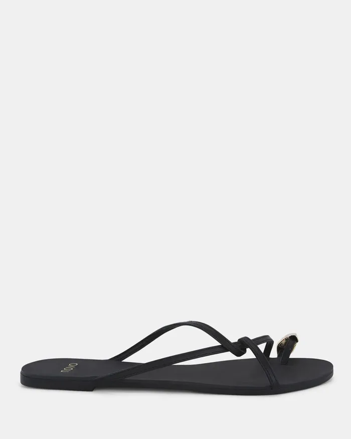 Flat Sandals SHOSHANNA BLACK Sandals NOVO Shoes Women