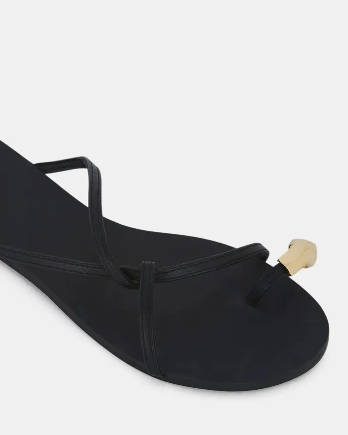 Flat Sandals SHOSHANNA BLACK Sandals NOVO Shoes Women