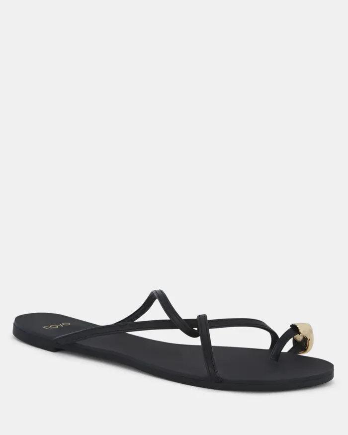Flat Sandals SHOSHANNA BLACK Sandals NOVO Shoes Women