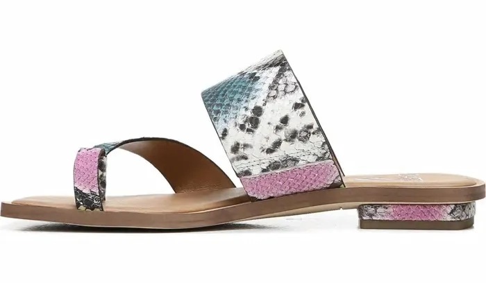 Flat Sandals Women Franco Sarto Sarto Ediana Sandal Orchid Snake Leather Flat Sandals Women Franco Sarto Sarto Ediana Sandal Orchid Snake Leather