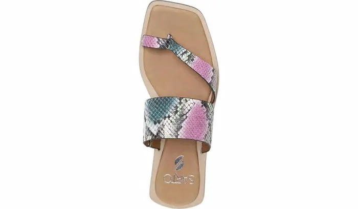 Flat Sandals Women Franco Sarto Sarto Ediana Sandal Orchid Snake Leather Flat Sandals Women Franco Sarto Sarto Ediana Sandal Orchid Snake Leather