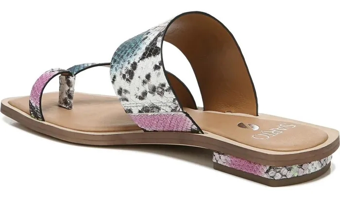 Flat Sandals Women Franco Sarto Sarto Ediana Sandal Orchid Snake Leather Flat Sandals Women Franco Sarto Sarto Ediana Sandal Orchid Snake Leather