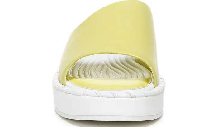 Flat Sandals Women Franco Sarto Sarto Zoe Slide Sandal Limeade Leather