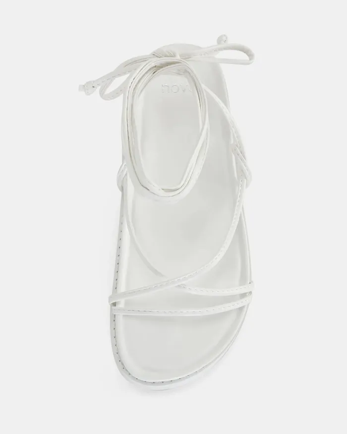 Flatforms Women TEELS WHITE Sandals NOVO Shoes