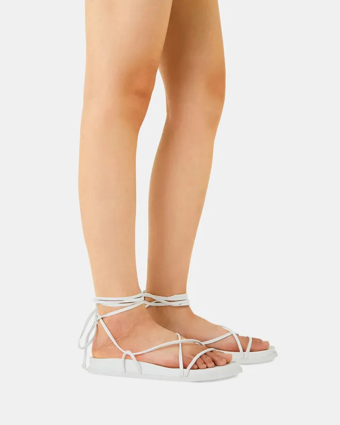 Flatforms Women TEELS WHITE Sandals NOVO Shoes