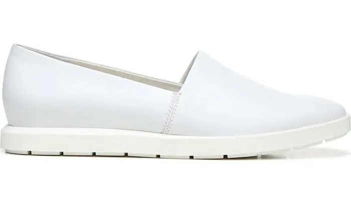 Flats Women Franco Sarto Franco Bonza Slip On White Leather