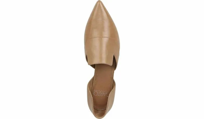 Flats Women Franco Sarto Sarto Toby D039Orsay Flat Saddle Leather