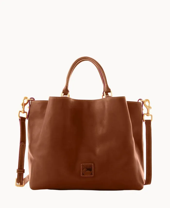 Florentine Large Barlow Chestnut Woman Dooney and Bourke Satchels