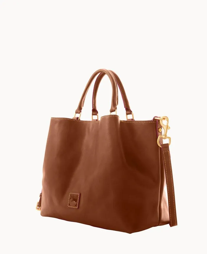 Florentine Large Barlow Chestnut Woman Dooney and Bourke Satchels Florentine Large Barlow Chestnut Woman Dooney and Bourke Satchels
