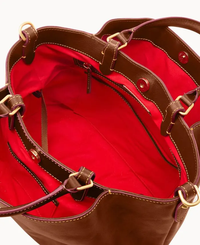 Florentine Large Barlow Chestnut Woman Dooney and Bourke Satchels Florentine Large Barlow Chestnut Woman Dooney and Bourke Satchels