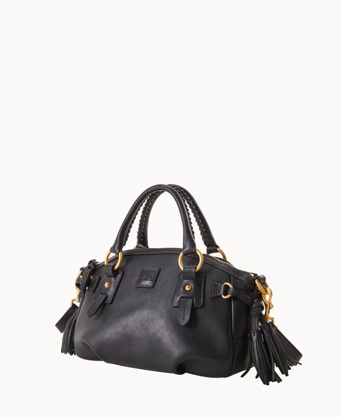 Florentine Medium Mail Satchel Black Black Woman Dooney and Bourke Satchels Florentine Medium Mail Satchel Black Black Woman Dooney and Bourke Satchels