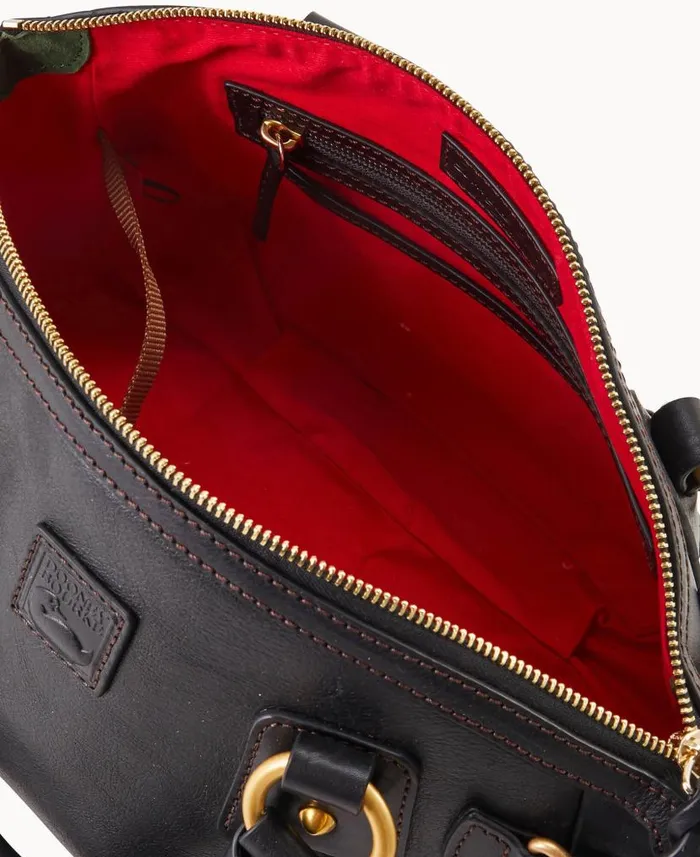 Florentine Medium Mail Satchel Black Black Woman Dooney and Bourke Satchels Florentine Medium Mail Satchel Black Black Woman Dooney and Bourke Satchels
