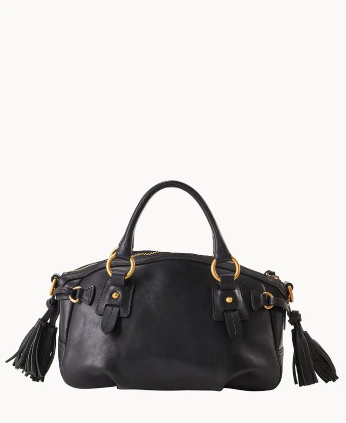 Florentine Medium Mail Satchel Black Black Woman Dooney and Bourke Satchels Florentine Medium Mail Satchel Black Black Woman Dooney and Bourke Satchels