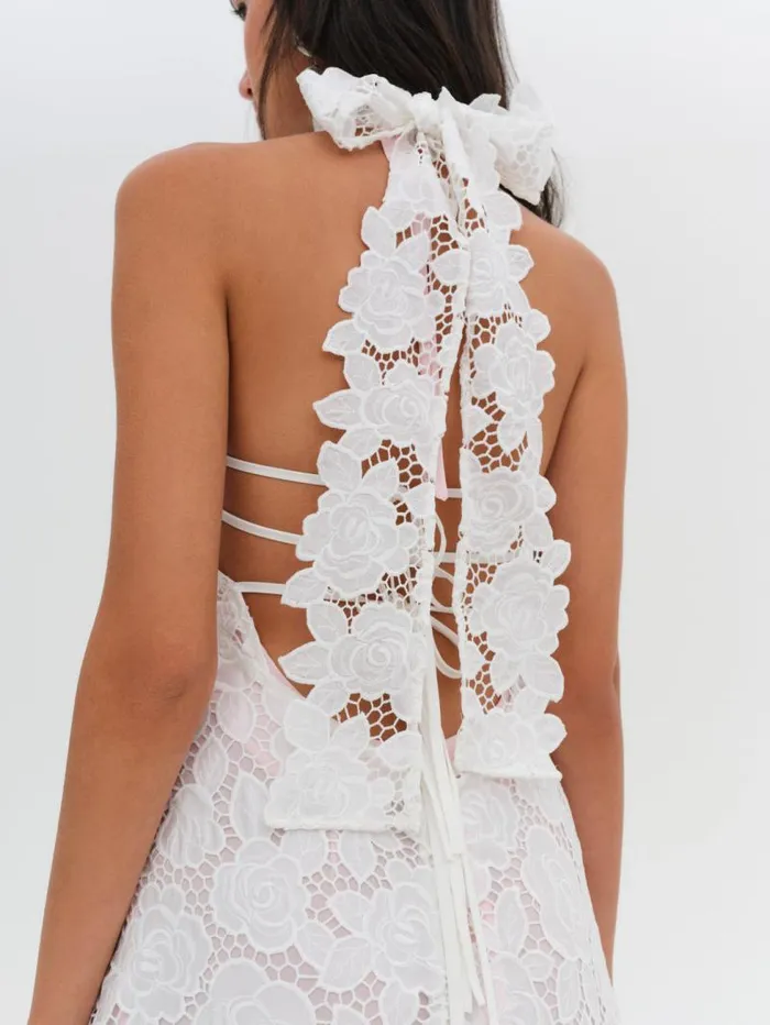 For Love and Lemons Dresses Astoria Lace Maxi Dress White 8211 Women For Love and Lemons Dresses Astoria Lace Maxi Dress White 8211 Women