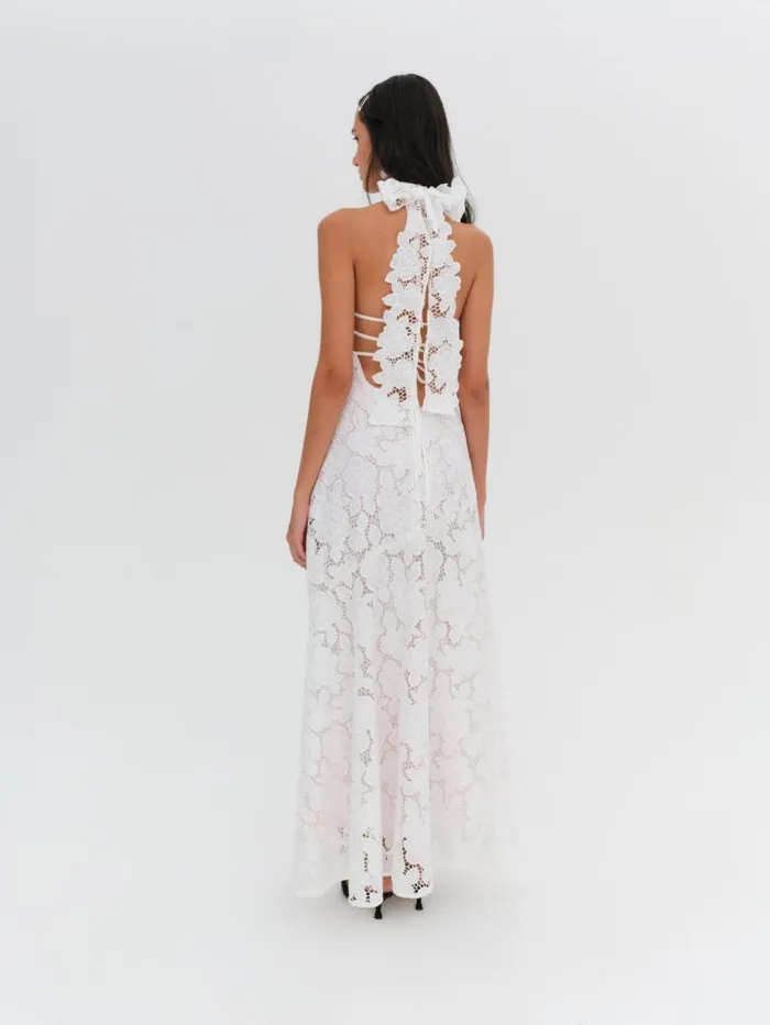 For Love and Lemons Dresses Astoria Lace Maxi Dress White 8211 Women For Love and Lemons Dresses Astoria Lace Maxi Dress White 8211 Women
