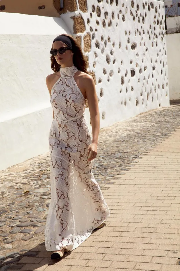 For Love and Lemons Dresses Astoria Lace Maxi Dress White 8211 Women For Love and Lemons Dresses Astoria Lace Maxi Dress White 8211 Women