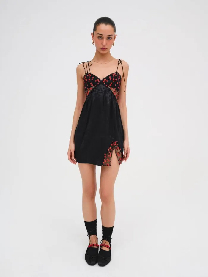 For Love and Lemons Dresses Baby039s Breath Slip Dress Black 8211 Women For Love and Lemons Dresses Baby039s Breath Slip Dress Black 8211 Women